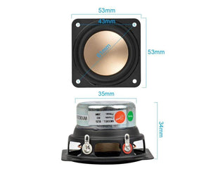Planet Gates AIYIMA 2Pcs 2Inch Portable Speakers Driver 8 Ohm 20W Full Range Fever Speaker DIY For Home Theater Audio Speakers