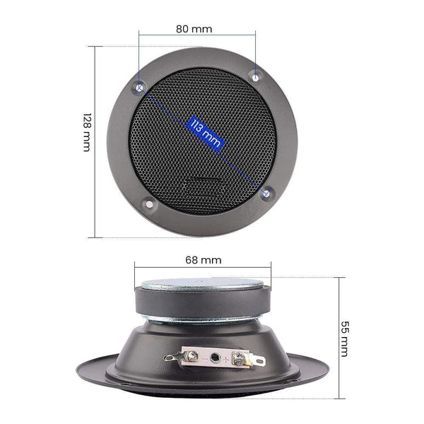Planet Gates AIYIMA 2Pcs 3 4 5 Inch Midrange Bass Speaker Driver High Power Tweeter Loudspeaker DIY Home Theater HiFi Music Woofer Speaker