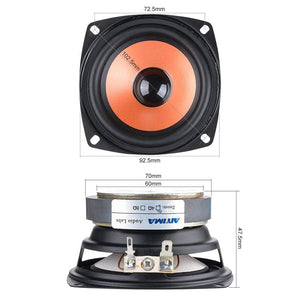 Planet Gates AIYIMA 2Pcs 3.5 Inch Full Range Speakers Driver 4 Ohm 20W Portable Sound Speaker Column Loudspeaker DIY Audio Home Theater