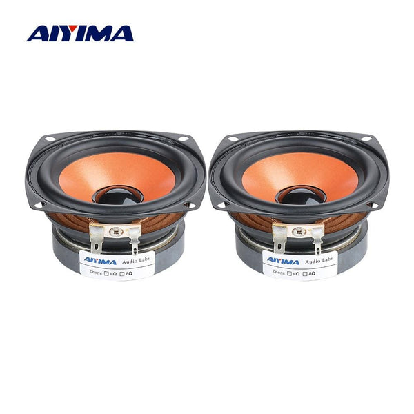 Planet Gates AIYIMA 2Pcs 3.5 Inch Full Range Speakers Driver 4 Ohm 20W Portable Sound Speaker Column Loudspeaker DIY Audio Home Theater