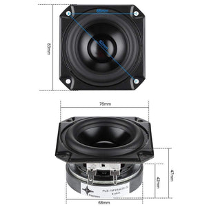 Planet Gates AIYIMA 2Pcs 3 Inch Audio Speaker 4 Ohm 40W Full Range Speaker Driver Bookshelf Sound Loudapeaker Home Theater
