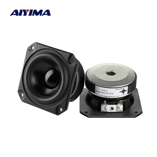 Planet Gates AIYIMA 2Pcs 3 Inch Audio Speaker 4 Ohm 40W Full Range Speaker Driver Bookshelf Sound Loudapeaker Home Theater