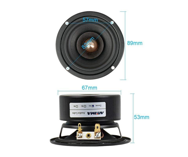Planet Gates AIYIMA 2Pcs 3 Inch Audio Speaker 4Ohm 8Ohm 15W Full Range Speaker Driver HIFI Treble Mediant Bass Loudspeaker DIY
