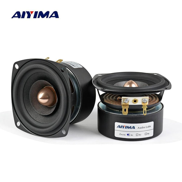 Planet Gates AIYIMA 2Pcs 3 Inch Audio Speaker 4Ohm 8Ohm 15W Full Range Speaker Driver HIFI Treble Mediant Bass Loudspeaker DIY