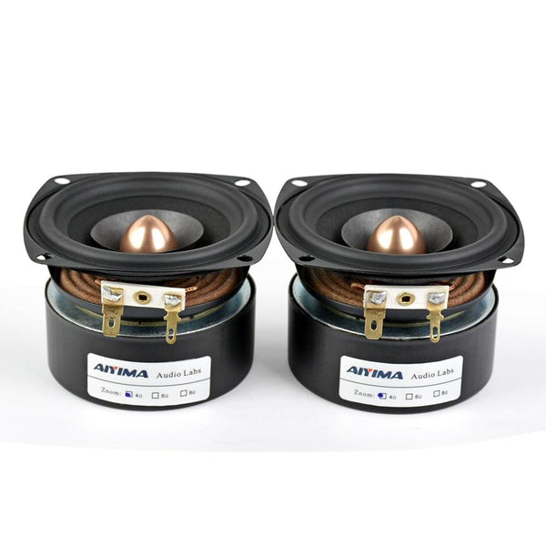 Planet Gates AIYIMA 2Pcs 3 Inch Audio Speaker 4Ohm 8Ohm 15W Full Range Speaker Driver HIFI Treble Mediant Bass Loudspeaker DIY