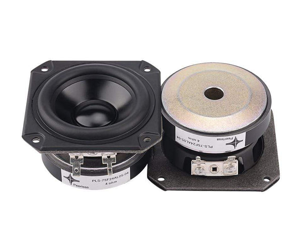 Planet Gates AIYIMA 2Pcs 3 Inch Full Range Speaker Driver 4 Ohm 40W Bookshelf Speaker Loudapeaker Home Theater