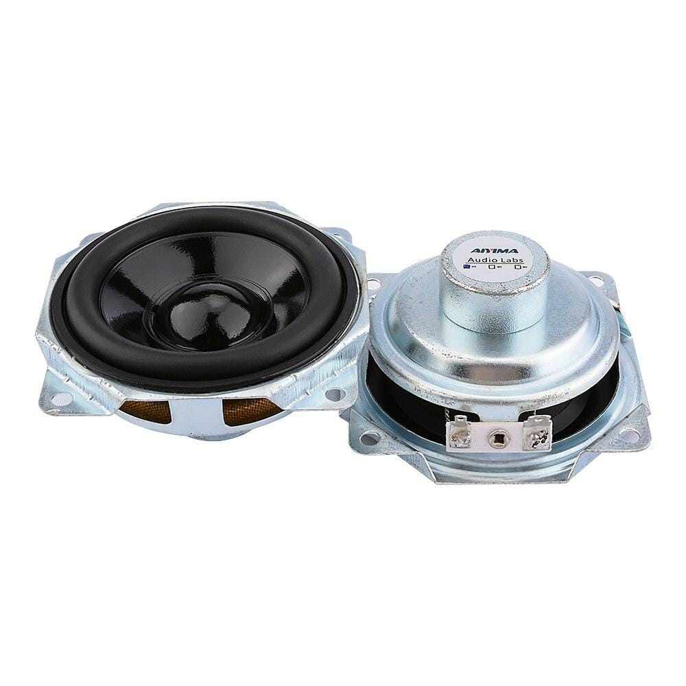 Planet Gates AIYIMA 2Pcs 3 Inch Full Range Speaker Waterproof 4 Ohm 10W Neodymium Portable Speaker Driver DIY Bluetooth Home Theatre