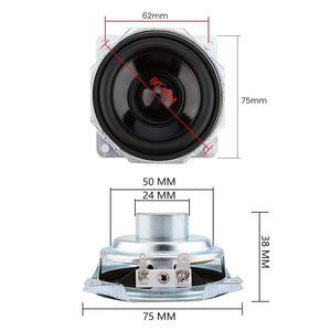 Planet Gates AIYIMA 2Pcs 3 Inch Full Range Speaker Waterproof 4 Ohm 10W Neodymium Portable Speaker Driver DIY Bluetooth Home Theatre