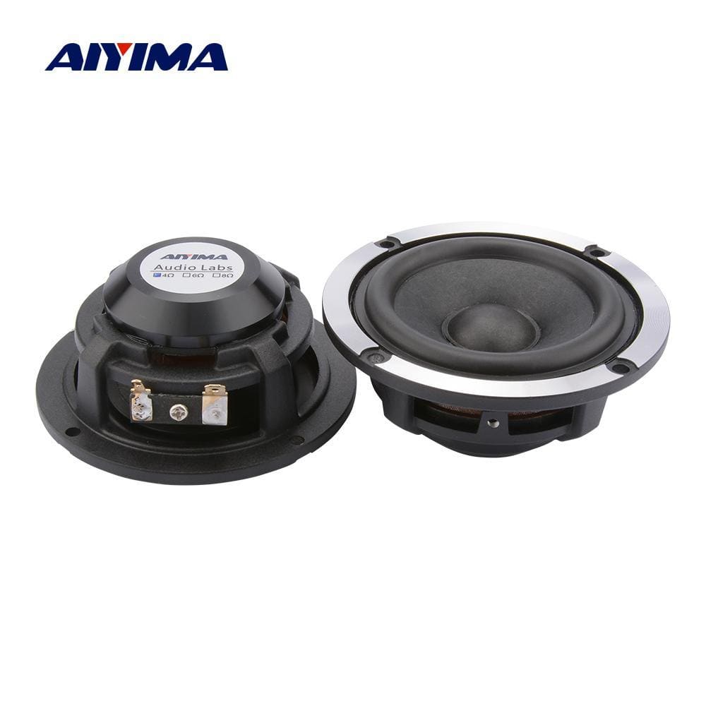 Planet Gates AIYIMA 2Pcs 3 Inch Mid Range Audio Speaker Driver 4 8 Ohm 15W Car Sound Speaker Wool Paper Cone Aluminum Full Range Loudspeaker