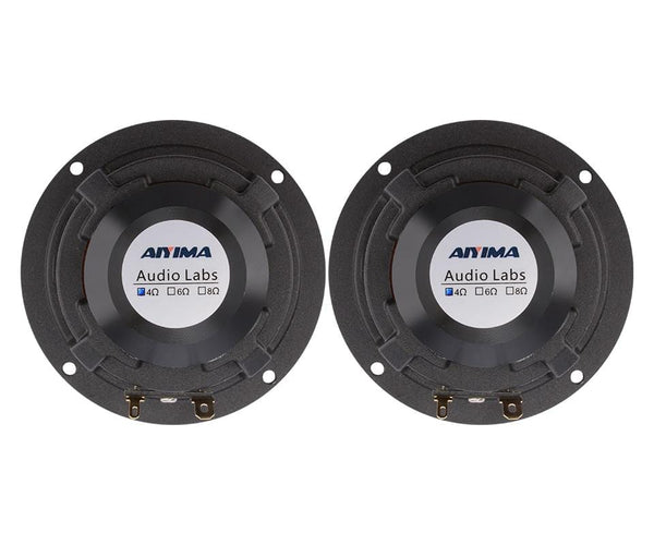 Planet Gates AIYIMA 2Pcs 3 Inch Mid Range Audio Speaker Driver 4 8 Ohm 15W Car Sound Speaker Wool Paper Cone Aluminum Full Range Loudspeaker