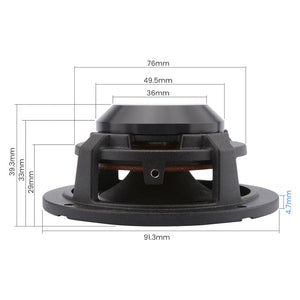 Planet Gates AIYIMA 2Pcs 3 Inch Mid Range Audio Speaker Driver 4 8 Ohm 15W Car Sound Speaker Wool Paper Cone Aluminum Full Range Loudspeaker