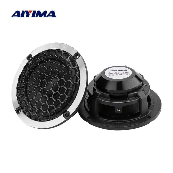 Planet Gates AIYIMA 2Pcs 3 Inch Mid Range Speakers Driver 4 8 Ohm 15W Wool Basin Aluminum Frame Sound Music Speaker DIY Car Loudspeaker