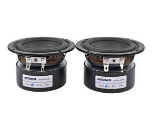 Planet Gates AIYIMA 2Pcs 3 Inch Subwoofer Audio Speaker Driver 4 8 Ohm 25W Portable Hifi Stereo Speakers Woofer Loudspeaker Horn
