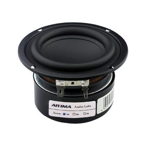 Planet Gates AIYIMA 2Pcs 3 Inch Subwoofer Audio Speaker Driver 4 8 Ohm 25W Portable Hifi Stereo Speakers Woofer Loudspeaker Horn