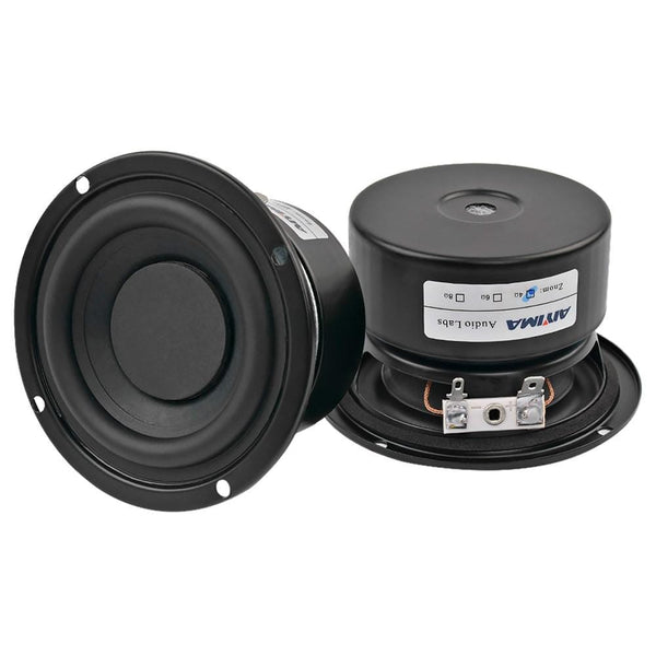 Planet Gates AIYIMA 2Pcs 3 Inch Subwoofer Audio Speaker Driver 4 8 Ohm 25W Portable Hifi Stereo Speakers Woofer Loudspeaker Horn