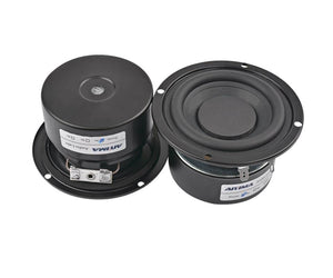Planet Gates AIYIMA 2Pcs 3 Inch Subwoofer Audio Speaker Driver 4 8 Ohm 25W Portable Hifi Stereo Speakers Woofer Loudspeaker Horn