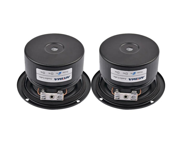 Planet Gates AIYIMA 2Pcs 3 Inch Subwoofer Audio Speaker Driver 4 8 Ohm 25W Portable Hifi Stereo Speakers Woofer Loudspeaker Horn