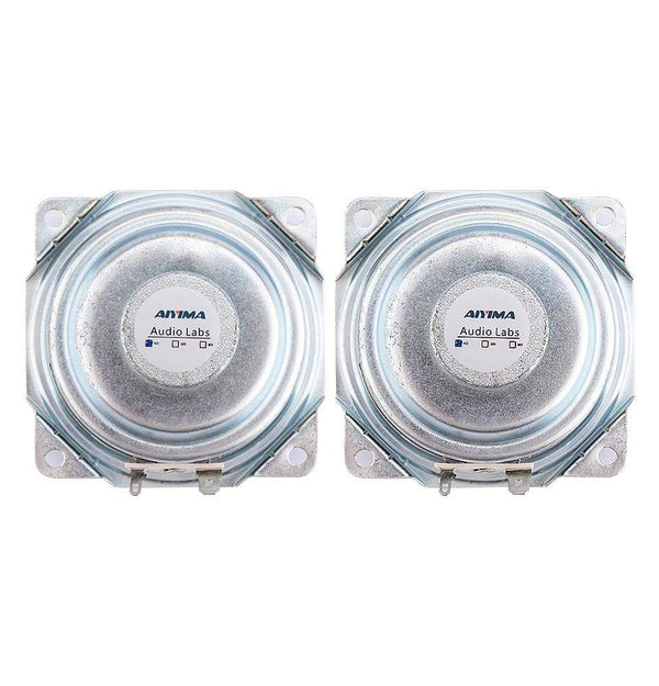 Planet Gates AIYIMA 2Pcs 3 Inch Waterproof Full Range Mini Portable Speaker 4 Ohm 10W DIY Outdoor Shower Music Speaker Driver Loudspeaker
