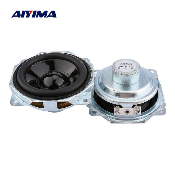 Planet Gates AIYIMA 2Pcs 3 Inch Waterproof Full Range Mini Portable Speaker 4 Ohm 10W DIY Outdoor Shower Music Speaker Driver Loudspeaker