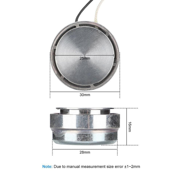 Planet Gates AIYIMA 2Pcs 30MM Vibration Resonance Speaker 8 Ohm 8W Mini Full Range Speakers DIY Home Theater Sound System Driver