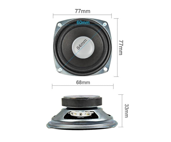 Planet Gates AIYIMA 2Pcs 3Inch 4Ohm 5W Portable Tweeter Speaker Driver DIY For Mini Altavoz PC Stereo Bluetooth Speaker Home Theater System