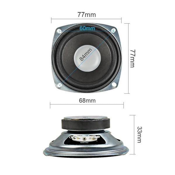 Planet Gates AIYIMA 2Pcs 3Inch 4Ohm 5W Portable Tweeter Speaker Driver DIY For Mini Altavoz PC Stereo Bluetooth Speaker Home Theater System