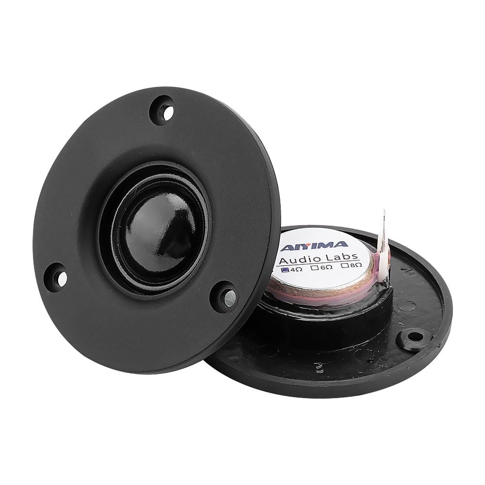 Planet Gates AIYIMA 2Pcs 3Inch Hifi Fever Tweeter Speaker Driver 4Ohm 6Ohm 25 Core Silk Film Treble Column Loudspeaker For Home Theater DIY