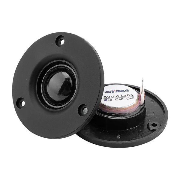Planet Gates AIYIMA 2Pcs 3Inch Hifi Fever Tweeter Speaker Driver 4Ohm 6Ohm 25 Core Silk Film Treble Column Loudspeaker For Home Theater DIY