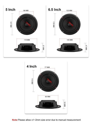 Planet Gates AIYIMA 2Pcs 4 5 6.5 Inch Woofer Audio Speaker Driver Passive Radiator Booster Loudspeaker Bass Vibration Vibrating Speakers Part