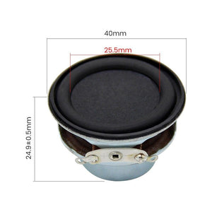 Planet Gates AIYIMA 2Pcs 40MM Mini Audio Speakers Driver 4 Ohm 6W Bass Sound Amplifier Speaker Home Theater Woofer Loudspeaker Unit