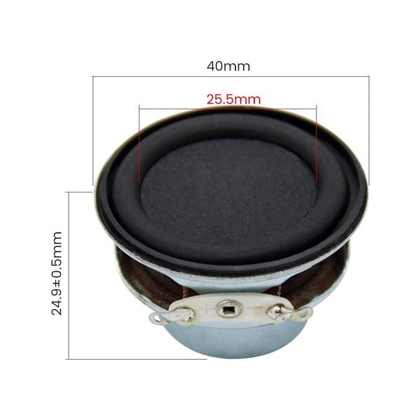 Planet Gates AIYIMA 2Pcs 40MM Mini Audio Speakers Driver 4 Ohm 6W Bass Sound Amplifier Speaker Home Theater Woofer Loudspeaker Unit