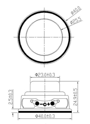 Planet Gates AIYIMA 2Pcs 40MM Mini Audio Speakers Driver 4 Ohm 6W Bass Sound Amplifier Speaker Home Theater Woofer Loudspeaker Unit