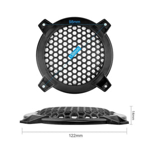 AIYIMA 2Pcs 4Inch Audio Speakers Protective Cover Case Tweeter Speaker Grill Mesh Parts Accessories DIY For Home Theater