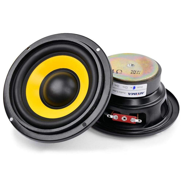Planet Gates AIYIMA 2Pcs 4Inch Midrange Bass Speaker Driver 4 8 Ohm 20W Bass Loudspeaker Audio Woofer Speakers DIY Home Theater