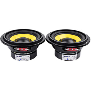 Planet Gates AIYIMA 2Pcs 4Inch Midrange Bass Speaker Driver 4 8 Ohm 20W Bass Loudspeaker Audio Woofer Speakers DIY Home Theater