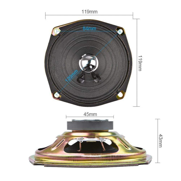 Planet Gates AIYIMA 2Pcs 5Inch 8W Speaker Driver 4Ohm 8Ohm Audio Full Range Speaker 5W  Magnetic Loudspeaker Column For DIY Home Theater