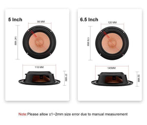 Planet Gates AIYIMA 2Pcs 6.5Inch Speaker Driver Woofer Radiator Bass Passive DIY Speaker Repair Kit Accessories Parts Sound System