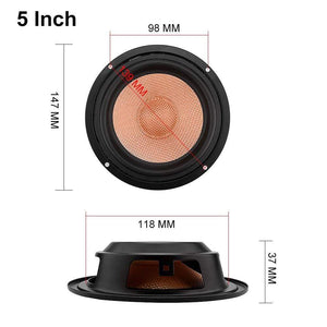 Planet Gates AIYIMA 2Pcs 6.5Inch Speaker Driver Woofer Radiator Bass Passive DIY Speaker Repair Kit Accessories Parts Sound System