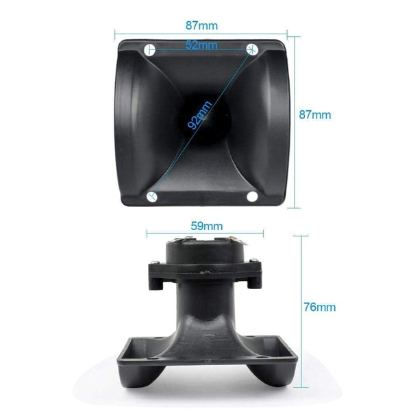 Planet Gates AIYIMA 2pcs 87*87MM Loudspeaker Treble Audio Speaker Piezoelectric Piezo Tweeter Driver