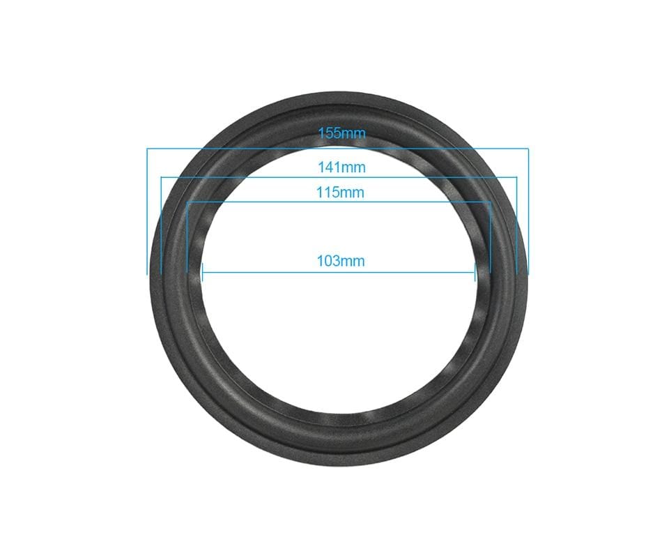 Planet Gates AIYIMA 2Pcs Audio Active Speakers 4/5/6.5/8/10 Inch Speaker Foam Surround Foam Edge Sponge Speaker Repair Parts Accessories