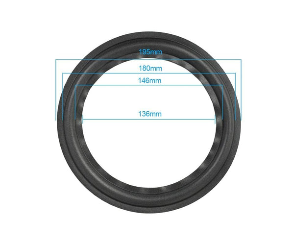 Planet Gates AIYIMA 2Pcs Audio Active Speakers 4/5/6.5/8/10 Inch Speaker Foam Surround Foam Edge Sponge Speaker Repair Parts Accessories