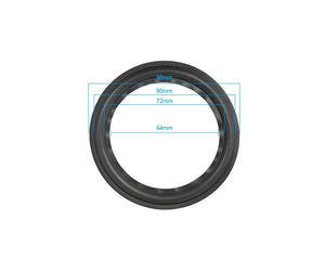 Planet Gates AIYIMA 2Pcs Audio Active Speakers 4/5/6.5/8/10 Inch Speaker Foam Surround Foam Edge Sponge Speaker Repair Parts Accessories