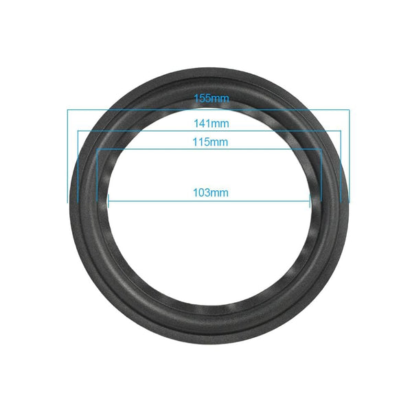 Planet Gates AIYIMA 2Pcs Audio Active Speakers 4/5/6.5/8/10 Inch Speaker Foam Surround Foam Edge Sponge Speaker Repair Parts Accessories