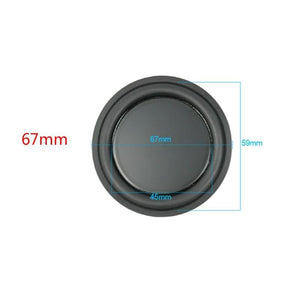 Planet Gates AIYIMA 2Pcs Audio Bass Diaphragm Passive Radiator Speaker Repair Parts 67/75/85/95/160mm DIY Home Theater Speaker Accessories
