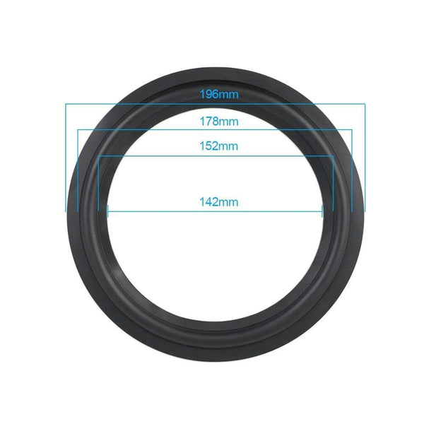AIYIMA 2Pcs Audio Speaker Rubber Surround 4/5/6.5/8/10 Inch Speakers Rubber Fold Edge Speaker Repair Parts Accessories