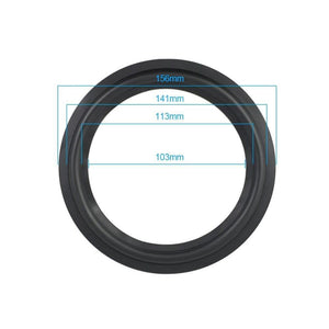 AIYIMA 2Pcs Audio Speaker Rubber Surround 4/5/6.5/8/10 Inch Speakers Rubber Fold Edge Speaker Repair Parts Accessories