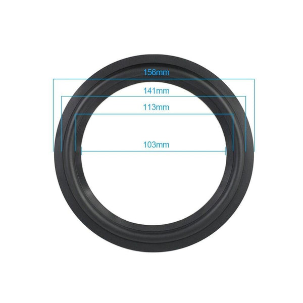 AIYIMA 2Pcs Audio Speaker Rubber Surround 4/5/6.5/8/10 Inch Speakers Rubber Fold Edge Speaker Repair Parts Accessories