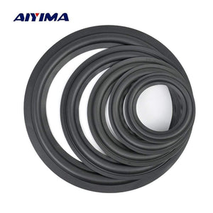 Planet Gates AIYIMA 2Pcs Audio Speaker Rubber Surround 4/5/6.5/8/10 Inch Speakers Rubber Fold Edge Speaker Repair Parts Accessories
