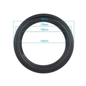 Planet Gates AIYIMA 2Pcs Audio Speaker Rubber Surround 4/5/6.5/8/10 Inch Speakers Rubber Fold Edge Speaker Repair Parts Accessories