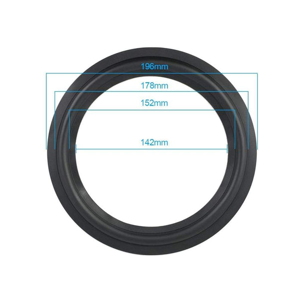 Planet Gates AIYIMA 2Pcs Audio Speaker Rubber Surround 4/5/6.5/8/10 Inch Speakers Rubber Fold Edge Speaker Repair Parts Accessories